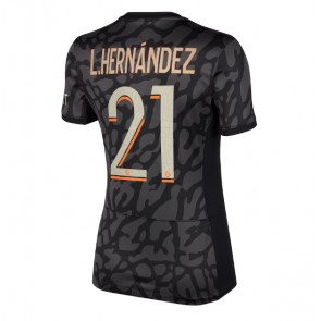 Paris Saint-Germain Lucas Hernandez #21 Replica Third Stadium Shirt for Women 2023-24 Short Sleeve